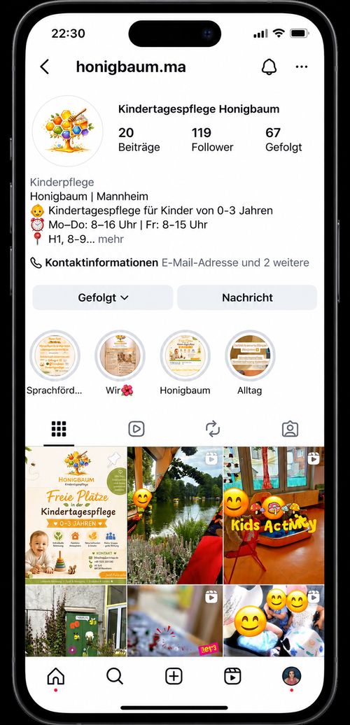 Honigbaum Instagram