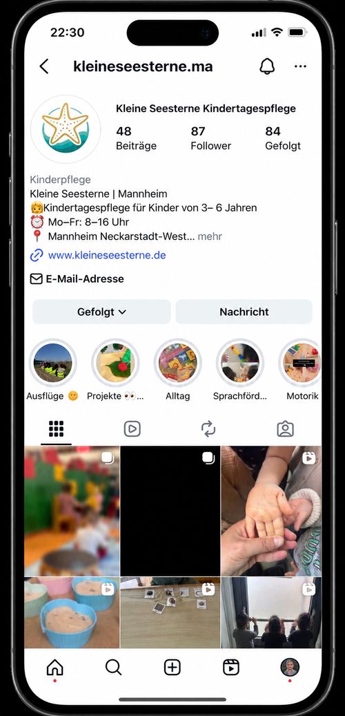 Kleine Seesterne Instagram